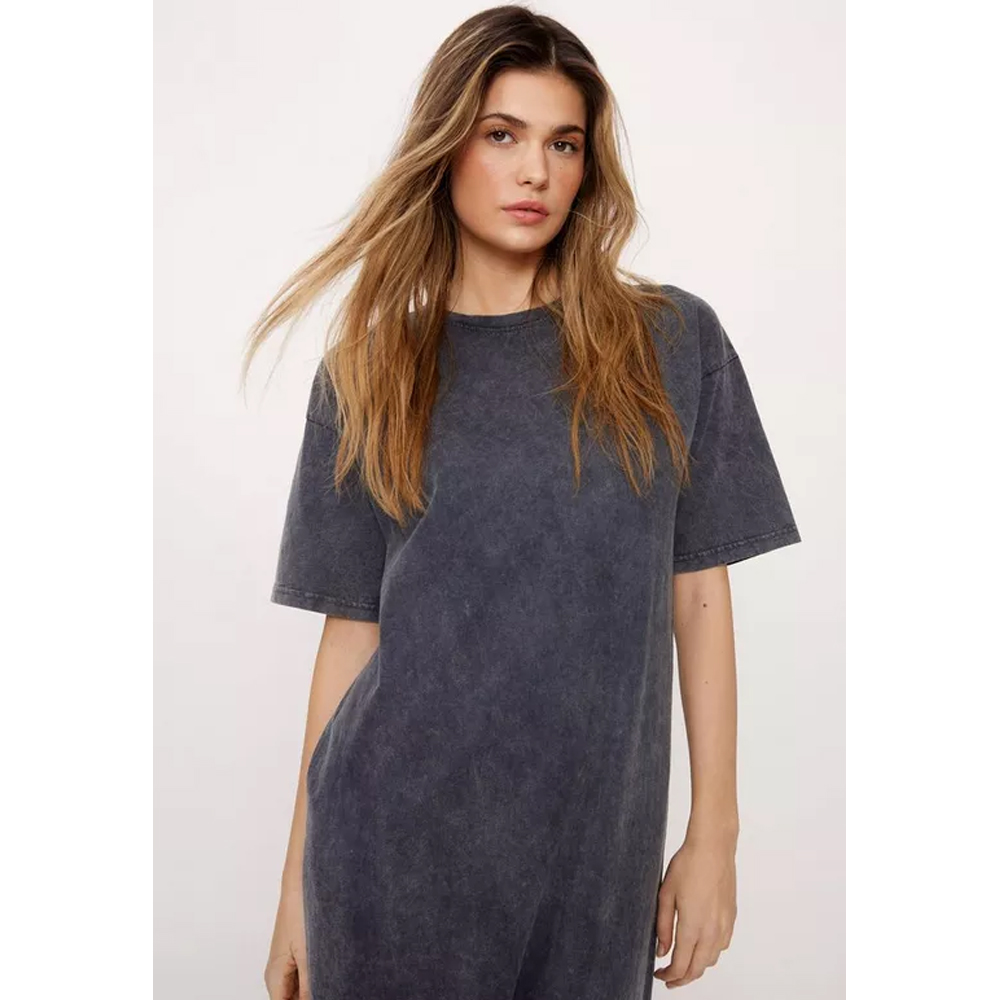 Acid Wash Maxi T-shirt Dress Women's Tall Acid Wash T Shirt Dress|  Alibaba.com