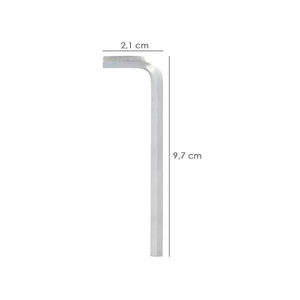 Chiave Allen Lunga in Acciaio Cromo Vanadio Professionale 3,5 mm - Product Image 2