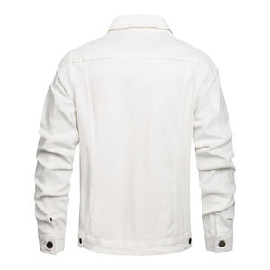 Vestes en jean coupe ajustée pour hommes de qualité supérieure, col montant, coupe-vent, décontractées, élégantes, vêtements d'extérieur, mode, usage quotidien, vente en gros - Product Image 2