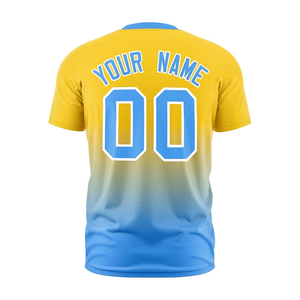 Ropa de fútbol transpirable de Color degradado, diseño personalizado, uniformes de chándal de equipo juvenil para hombres para jugadores de fútbol - Product Image 2