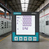 Solusi IOT CT Programmable 3 Phase Industry Power Meter Bidirectional Energy Meter Layar LCD Komunikasi RS485 0.5S