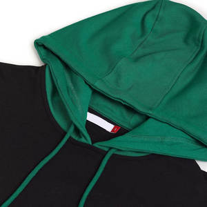 Pull-over décontracté à capuche en coton personnalisé Sweat-shirt polaire zippé à la mode avec col à capuche Top court ample écologique imprimé de lettres - Product Image 6