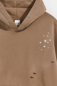 เสื้อฮู้ดดี้สตรีทแวร์คุณภาพสูงแบบสั่งทำพิเศษ หนัก 500 กรัม สไตล์วินเทจฟอกสีซีดแบบทำเก่า สำหรับผู้ชาย - Product Image 3