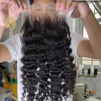 Closure en dentelle 6x6 HD ultra-fine, cheveux humains vietnamiens 100% bruts non traités, bouclés birmanes, de haute qualité, toutes tailles