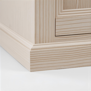 Garniture de plinthe en bois de qualité supérieure Moulure de plinthe en bois massif pour fond d'armoire de cuisine et moulure de base de meuble - Product Image 2
