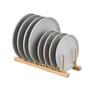 Soporte para platos de cocina Soporte para libros de cocina de madera sostenible ecológico para utensilios de cocina y venta - Product Image 4