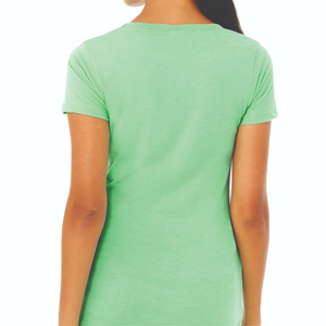 T-shirts à manches courtes en tissu de jersey respirant pour femmes de qualité supérieure Coton Polyester Style Boxy Imprimé uni pour l'été - Product Image 6