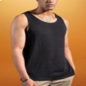 Débardeur sans manches col rond décontracté personnalisé pour hommes T-shirt en coton Tie Dye Style Hip Hop anti-boulochage caractéristique motif imprimé - Product Image 1