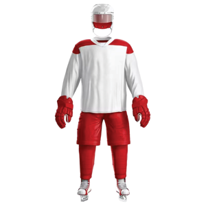 Ensemble d'uniformes de hockey sur glace personnalisés Short en jersey respirant Chaussettes et équipement Vêtements de sport d'équipe pour hommes et jeunes - Product Image 4