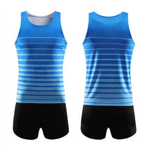 Logotipo personalizado Sublimación personalizada Unisex Verano Pista y campo Uniformes Calidad superior Nylon Diseños únicos para correr Uniforme - Product Image 4