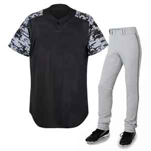 Uniforme de baseball pour hommes, ensemble personnalisé avec tissu respirant, jersey imprimé par sublimation et pantalon pour match ou entraînement de sports d'équipe - Product Image 1