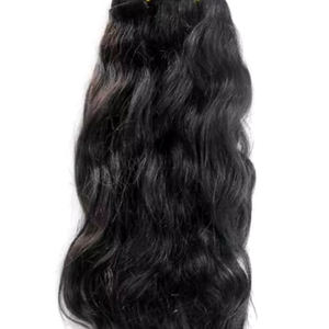 Precio al por mayor 100% extensiones de cabello estilo ondulado Remy virgen indio Paquete de cabello humano sin procesar extremos dibujados individuales para mujeres - Product Image 1