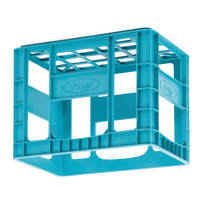 Caisses à lait en plastique de qualité supérieure DPK50 40x26x31cm Utilisation industrielle pour un stockage et un transport pratiques des assiettes et des bols