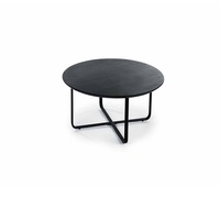 Produits contemporains tendance haut de gamme en métal Table centrale moderne Table basse en métal noir mat Meubles de salon de luxe