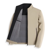 Blouson Bomber OEM à Col Montant Grande Taille Respirant Coupe-Vent avec Fermeture Éclair Printemps Automne Hiver 2025 Simple Décontracté Coupe Ample
