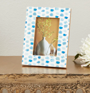 Marco de fotos con incrustaciones de hueso personalizado hecho a mano patrón elegante pieza de acento de decoración del hogar personalizada única - Product Image 5