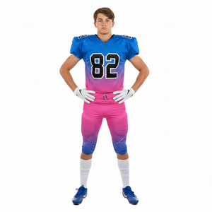 ชุดแข่งอเมริกันฟุตบอลแบบสั่งทำพิเศษพร้อมกางเกงขาสั้น - Product Image 4