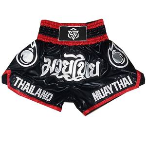 กางเกงชกมวย MMA แบบแห้งเร็ว สำหรับคิกบ็อกซิ่ง มวยไทย ฝึกซ้อม  พร้อมบริการปักโลโก้แบบซับลิเมชั่นและ DTF - Product Image 3