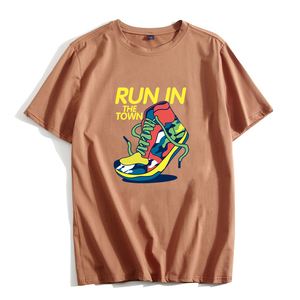 Gran oferta, Camisetas estampadas de último diseño, camiseta personalizada de poliéster 2022 para hombre, Camiseta ajustada de media manga con cuello redondo - Product Image 5