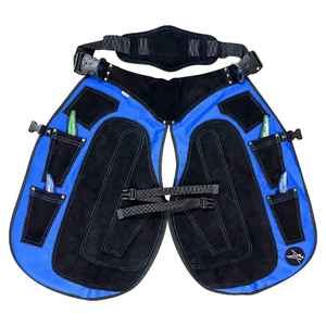 Delantal de herrador de cuero de primera calidad, 4 bolsillos para cuchillos, fácil de usar, delantal de herrador para herraduras de caballos, delantal de herrador de cuero - Product Image 4