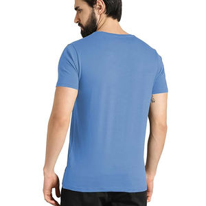 เสื้อยืดแฟชั่นสำหรับผู้ชายทรงสลิมฟิตแห้งเร็วเสื้อยืดลำลองสำหรับผู้ชายเสื้อยืดพิมพ์โลโก้ - Product Image 3