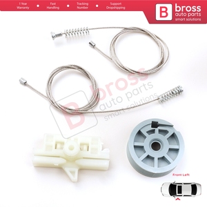 ชุดซ่อมมอเตอร์กระจกหน้าต่างด้านหน้าซ้าย รุ่น BWR926 สำหรับรถยนต์ Fiorino Qubo MK3 225 Bipper Nemo AA ปี 2008-2024 รถตู้ MPV 9221EP - Product Image 2