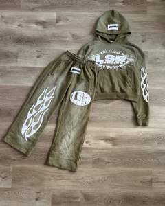 Pakistan fait adulte détresse survêtement 100% coton à manches longues avec fermeture à la taille élastique longueur au genou quantité minimale de commande bas - Product Image 5