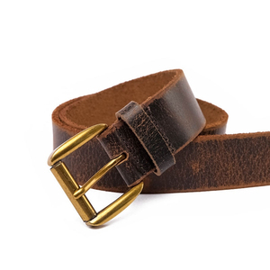 Ceinture en cuir noir personnalisée, ceinture en cuir de vache décontractée pour homme, ceinture en cuir véritable fine pour homme - Product Image 4