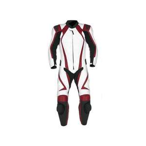 Motorbike <b>leather</b> suit men racing gear protective riding <b>outfit</b> durable track wear premium safety apparel ergonomic design - Product Image 4