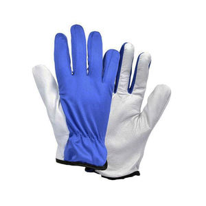 Gants d'assemblage en cuir de mécanicien de meilleure qualité de 15mil d'épaisseur résistants à la chaleur et durables pour les travaux de mécanique et de sécurité industrielle - Product Image 1