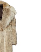 Manteau long en fausse fourrure beige pour femmes, luxueux, épais, d'hiver, long, en peluche, doux, chaud, moelleux, élégant, vêtement d'extérieur tendance