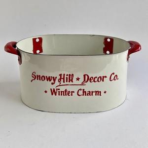 Maceta de metal Starlight Bloom hecha a mano para patios de esquinas de Navidad y espacios de jardín con plantas de invierno y exhibición de guirnaldas - Product Image 5