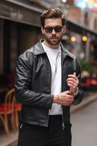 Manteau poncho long à capuche pour homme avec logo personnalisé, parka d'hiver épaisse et chaude, rembourrée, imperméable, vêtements d'extérieur décontractés pour temps froid - Product Image 5
