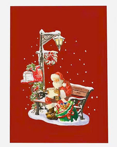 การ์ดอวยพรแบบป๊อปอัพแบรนด์3D ของ Seapearls ที่สวยงามทำจากธีมคริสต์มาสอุตสาหกรรมศิลปะกระดาษเคลือบเงา UV - Product Image 2