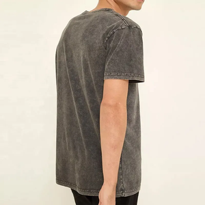 เสื้อยืดวินเทจโอเวอร์ไซส์สำหรับผู้ชายผ้าคอตตอนหนัก240กรัมขนาดใหญ่พิเศษทรงหลวมลำลองแขนสั้นฤดูร้อน - Product Image 6