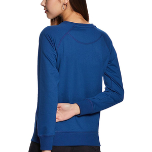 Sudadera Lisa con Cuello Redondo para Mujer, Ropa Transpirable, Sudaderas al por Mayor, Diseño Personalizado OEM, Sudaderas Casuales para Mujer - Product Image 4