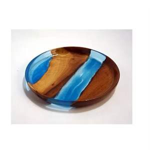 Cuencos para servir de madera pulida de alta calidad hechos a mano ecológicos para bodas, eventos, comedor informal en casa - Product Image 3