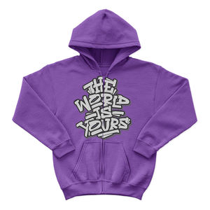 Sweat-shirt à capuche zippé décontracté pour hommes, en molleton de coton, logo personnalisé OEM, fabricant, fournisseur en gros, style doublé tricoté du Bangladesh - Product Image 4