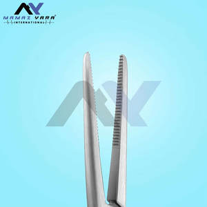 Pinzas Hemostáticas Kelly, Pinzas de Bloqueo, Pinzas de Acero Inoxidable Rectas Plateadas de Primera Calidad, Instrumentos Médicos Quirúrgicos Dentales - Product Image 2