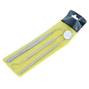 Kit de instrumentos quirúrgicos dentales manuales FIDA, escalador de dientes reutilizable con espejo de boca esencial aprobado por CE para odontología - Product Image 1