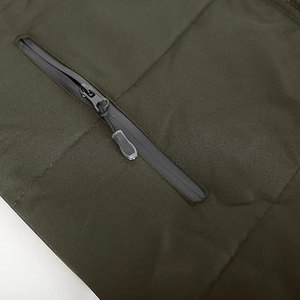 Veste longue d'hiver matelassée à capuche pour homme, avec logo personnalisé imprimé, col montant, design élégant et tendance, prix bas - Product Image 6