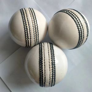 Pelota dura de Cricket con logotipo personalizado de alta calidad, venta al por mayor, máquina de bolos de cuero de calidad premium cosida a mano, pelotas de Cricket - Product Image 2