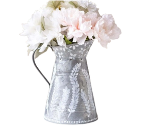 Galvanised Metal Coffee Juice Wine Jug for Home Bar for Water Milk Wine Space-<b>Saving</b> Decorative Kettle for Office Garden - Product Image 1