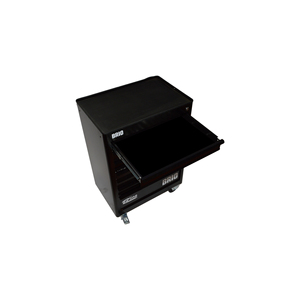 7-Drawer Mobile <b>Tool</b> <b>Cabinet</b> Black Rolling Steel Storage Cart - Product Image 3