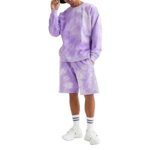 Factory Made Custom 2-piece Windbreaker Short Jacket Set Cargo <b>Zip</b>-up Nylon Polyester Streetwear Tracksuit For Men - Product Image 1