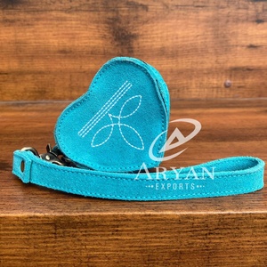 Diseño de moda Boot Stitch Suede cuero cremallera Mujer Mini monedero cuero genuino multifuncional muñeca almacenamiento dinero bolsa - Product Image 1