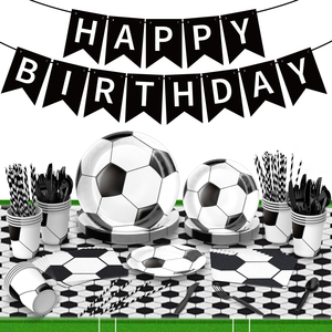Set <span class=keywords><strong>de</strong></span> Decoración para Fiestas Biodegradable y Desechable con Temática <span class=keywords><strong>de</strong></span> Fútbol, Ecológico, <span class=keywords><strong>Navidad</strong></span>, Deportes - Product Image 4