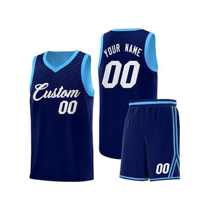 Ensembles de maillots de basket-ball respirants en mesh à séchage rapide avec impression par sublimation - Product Image 5