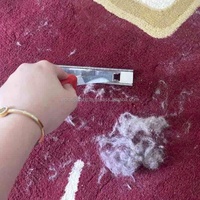 Schlussverkauf Entferner Reiniger für Haustierhaar und Teppich-Lintentferner Kamm Edelstahlspitze aus der Türkei für Teppiche für Haustiere