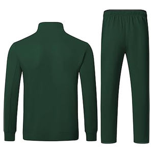 Survêtements 2 pièces à fermeture éclair coupe-vent pour hommes, survêtements de sport personnalisables avec service OEM, tenues de gymnastique imprimées - Product Image 2